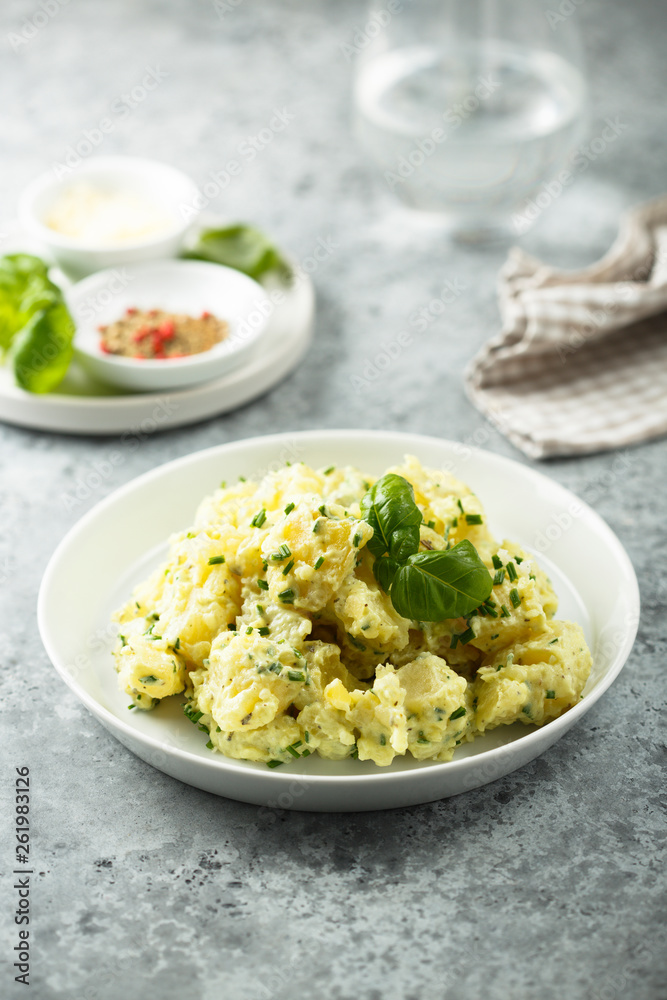 Homemade potato salad