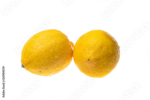 lemon isolated on white bac...