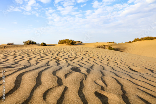 Summer background of sand on beach and free space for your decoration. 