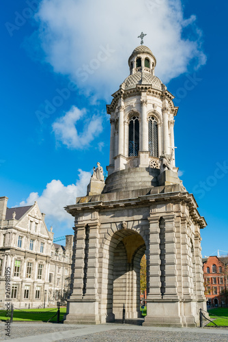 Canvas Print The Campanile of Trinity College