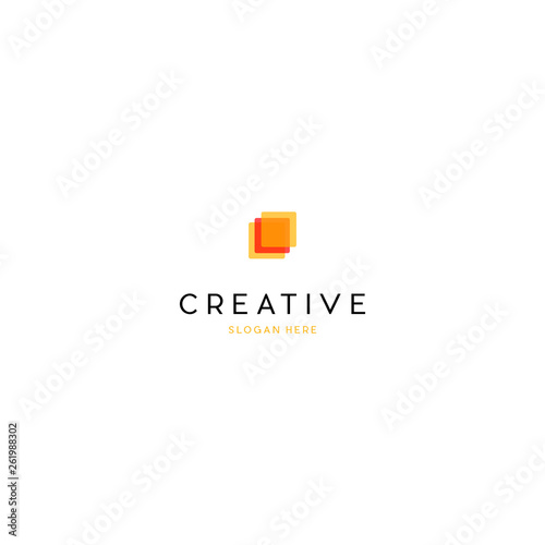 Layers logo design illustration vector template, Stylish logo template | Symbol | icon template | corporate identity, Through Layer Logo