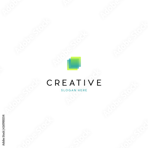 Layers logo design illustration vector template, Stylish logo template | Symbol | icon template | corporate identity, Through Layer Logo