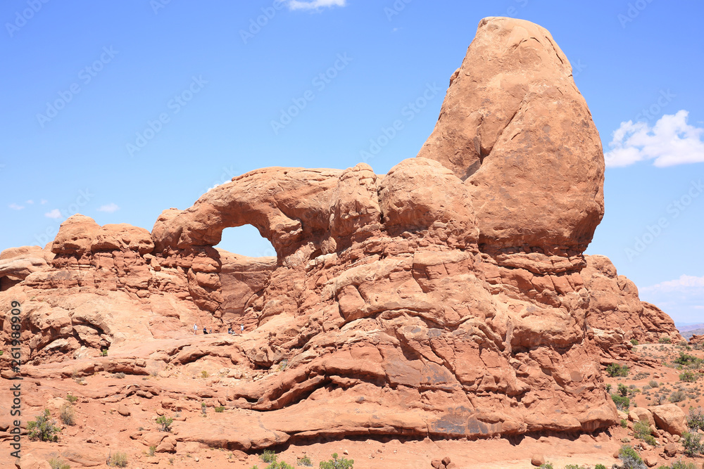 Turret Arch in Arches National Park, Utah, USA