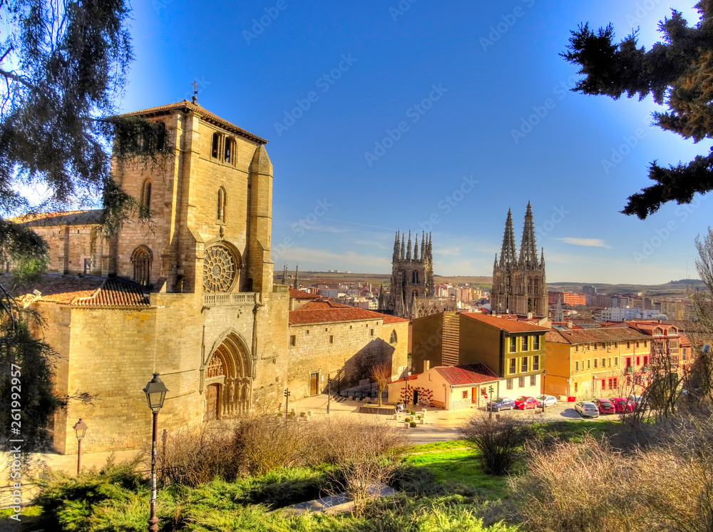 Burgos cityscape, Spain