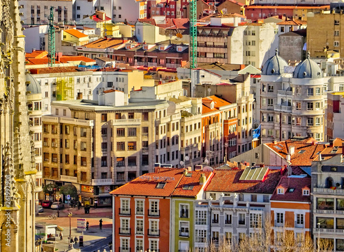 Burgos cityscape, Spain