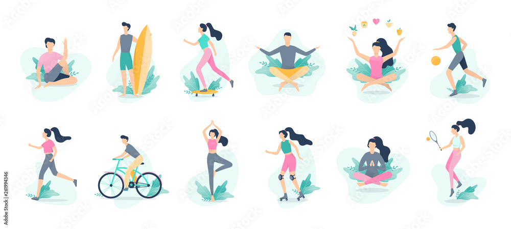 Healthy Lifestyle Infographic Sport And Fitness Healthy Stock Vector Healthy Lifestyle Infographic Sport And Fitness Healthy Stock Vector