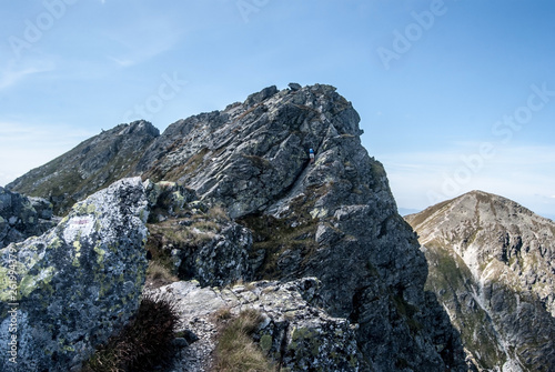 Banikov and Pachola mountain peaks in Zapadne Tatry mountains in Slovakia © honza28683