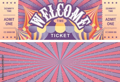 retro circus tickets
