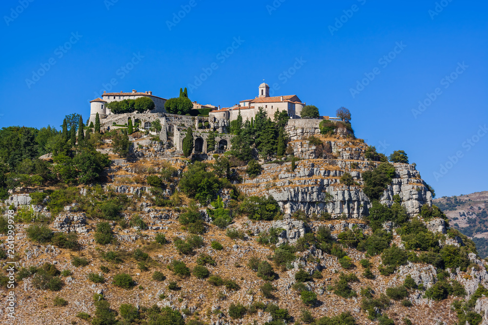 Town Gourdon in Provence France