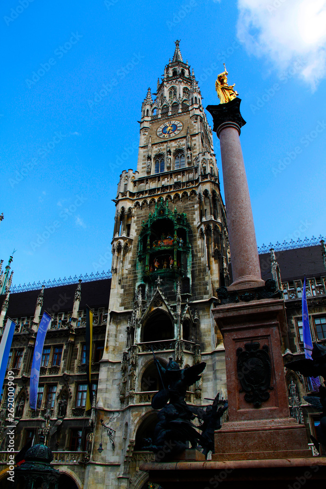 Fototapeta premium München Munich Rathaus Town Hall