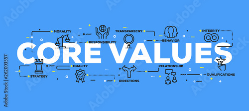 CORE VALUES BANNER CONCEPT