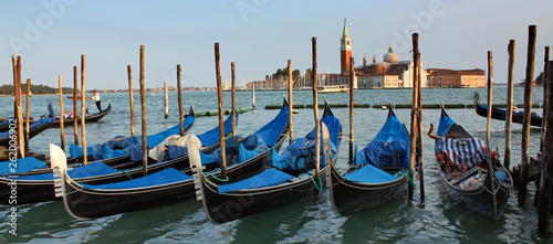 Gondolas in Venice , Italy  © Tony Craddock