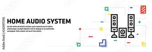 Home Audio System Banner Concept