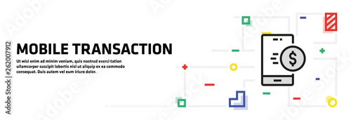 Mobile Transaction Banner Concept