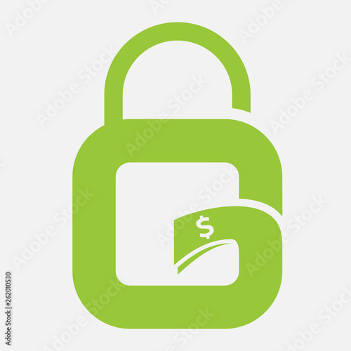 initial illustration of g, money and lock