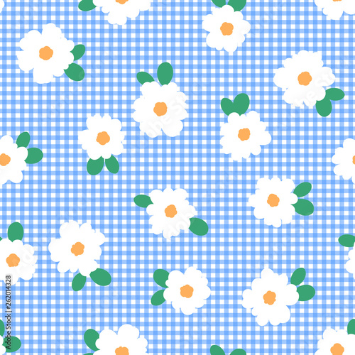 Abstract flower pattern.