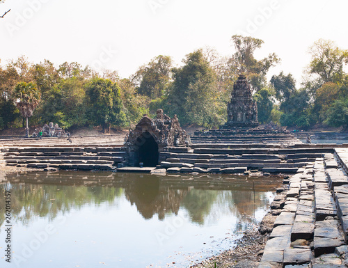  Neak Pean Prasat  temple in Angkor complex, Cambodia.