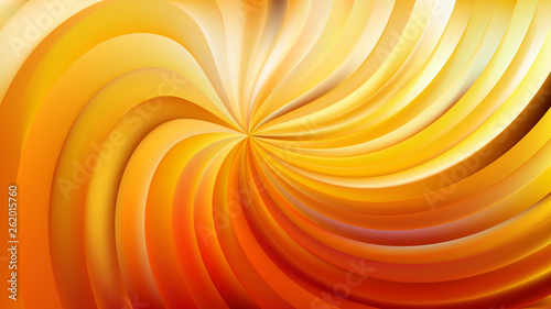 Abstract Orange Swirl Background