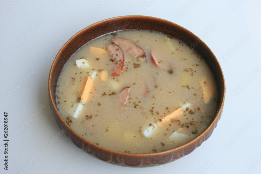 Zurek. Sauermehlsuppe.