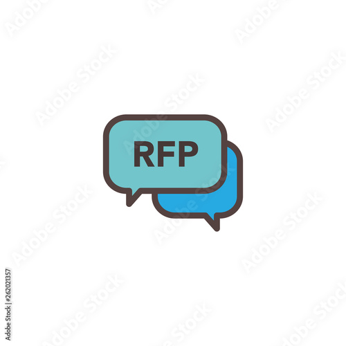 RFP Icon - request for proposal concept or idea