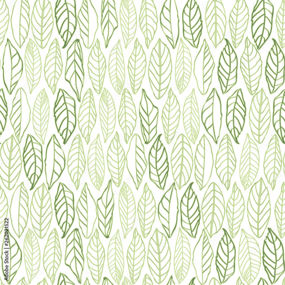 White pattern with leaves dots. White pattern with leaves dots.