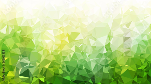 Green and White Low Poly Background Illustration
