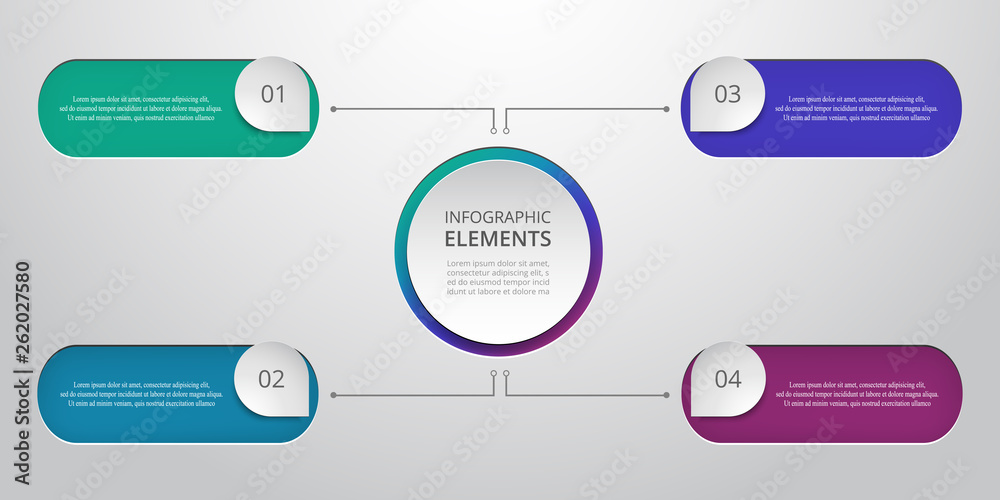 Step by step infographic. Step by step infographic.