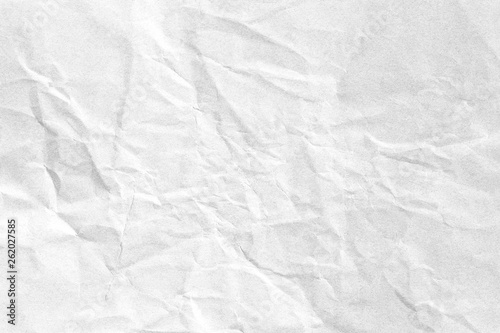 white crumpled background paper texture
