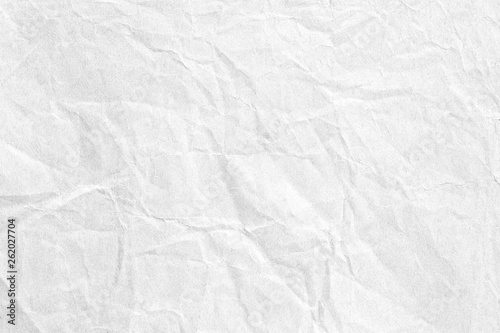 white crumpled background paper texture
