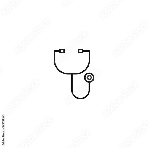 Stethoscope vector icon photo