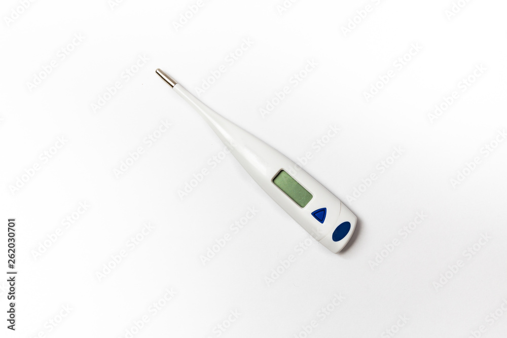 medical thermometer isolated on white background medical thermometer isolated on white background