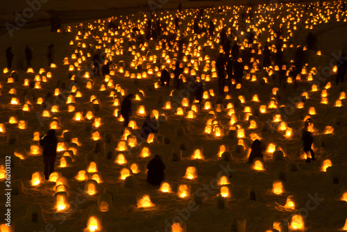 japanese snow festival - Kamakura