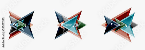 Wallpaper Mural Arrows abstract composition for banner, background or logo Torontodigital.ca