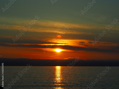 Sunset seen from the golden moth