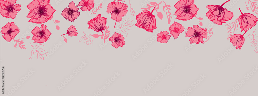 Sweet Poppies background