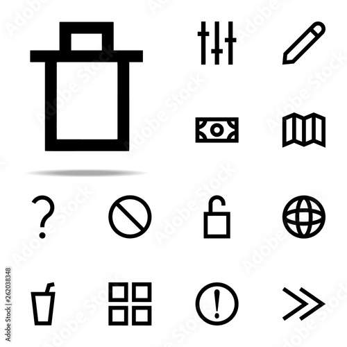 litter box icon. web icons universal set for web and mobile
