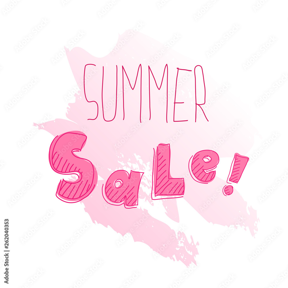 Summer sale banner Summer sale banner