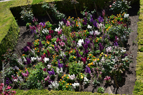 Fototapeta Naklejka Na Ścianę i Meble -  Flower garden in Granada, Spain