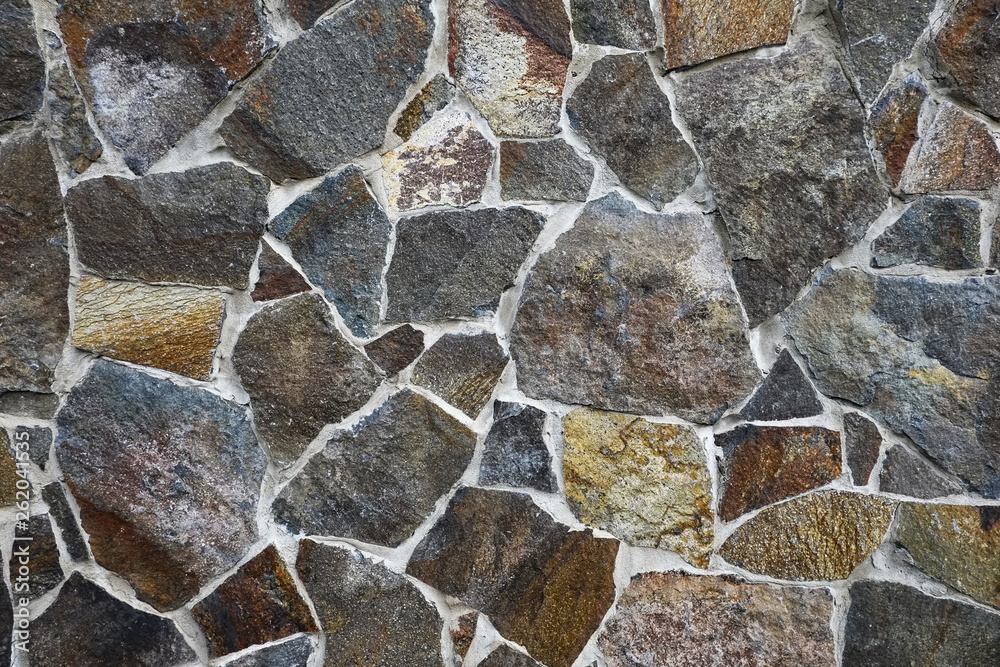 Wall texture paved with stone granite material Wall texture paved with stone granite material
