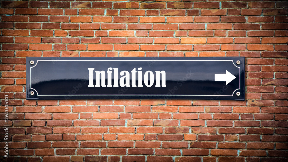 Fototapeta premium Schild 404 - Inflation