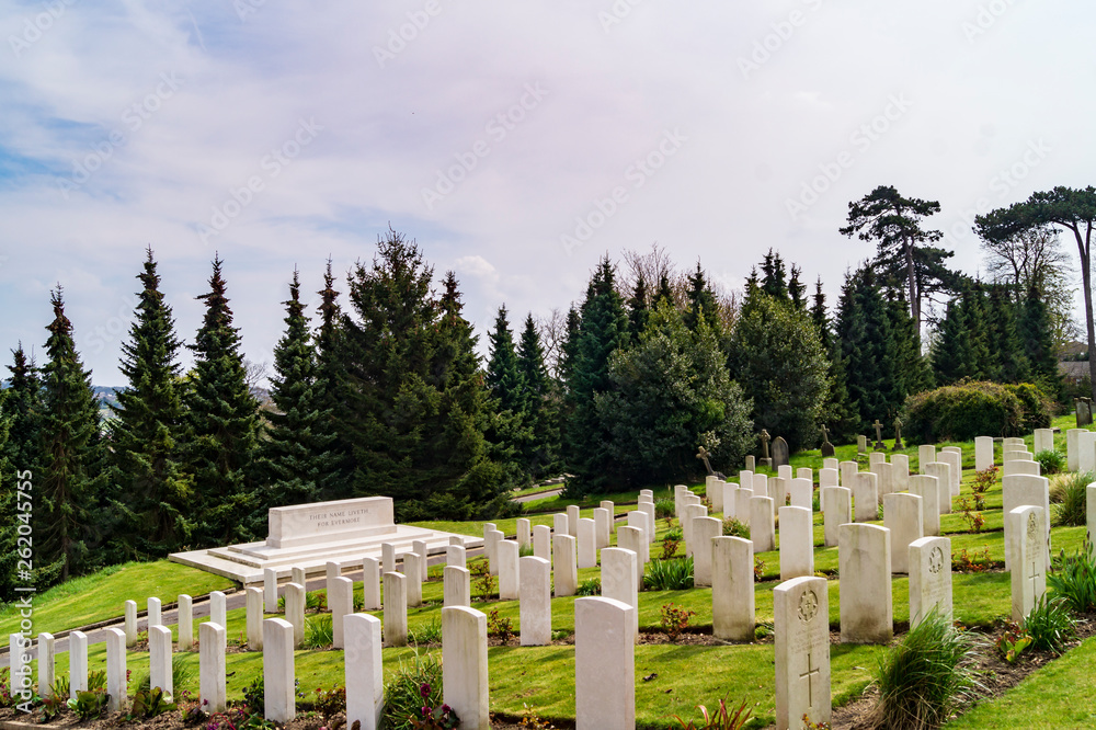 Naklejka premium WW1 War Graves, Hastings Cemetery