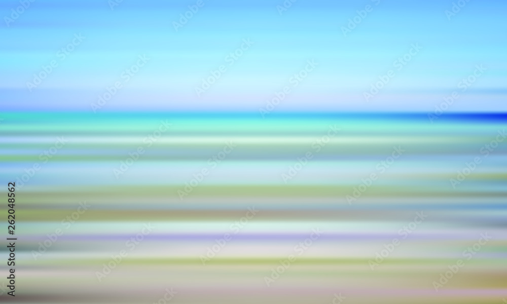 Summer light blue sea background. Blurred ocean and sky for print design.