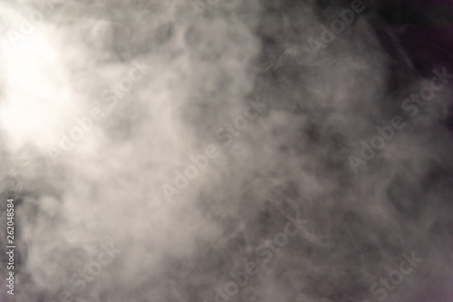 Smoke image in a black background