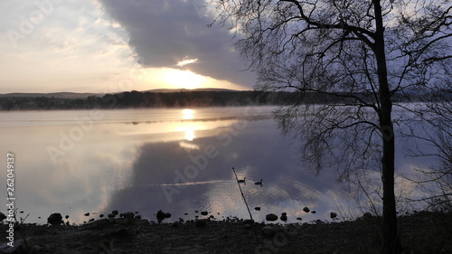 Morgenstimmung am Loch Ken, Galloway Schottland