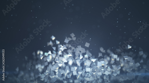 Low poly pyramids fly 3D re...