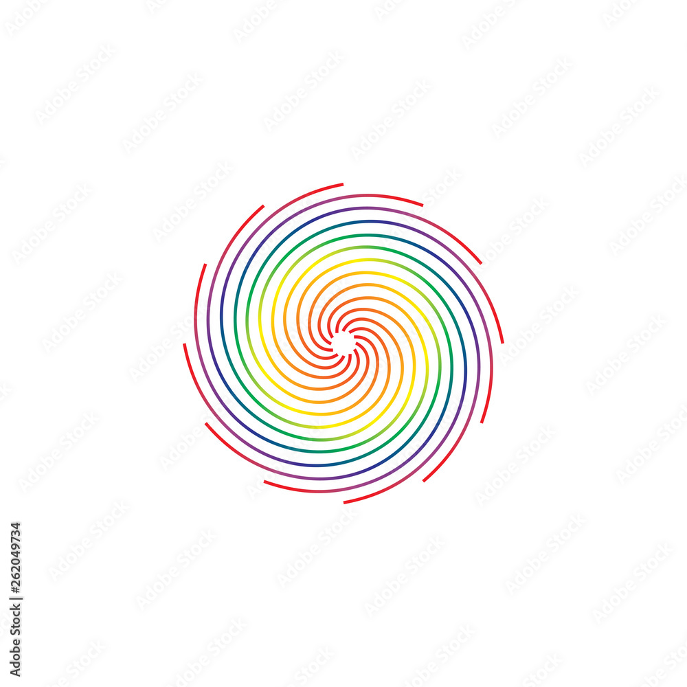 colorful circle blend rainbow icon abstract background colorful circle blend rainbow icon abstract background