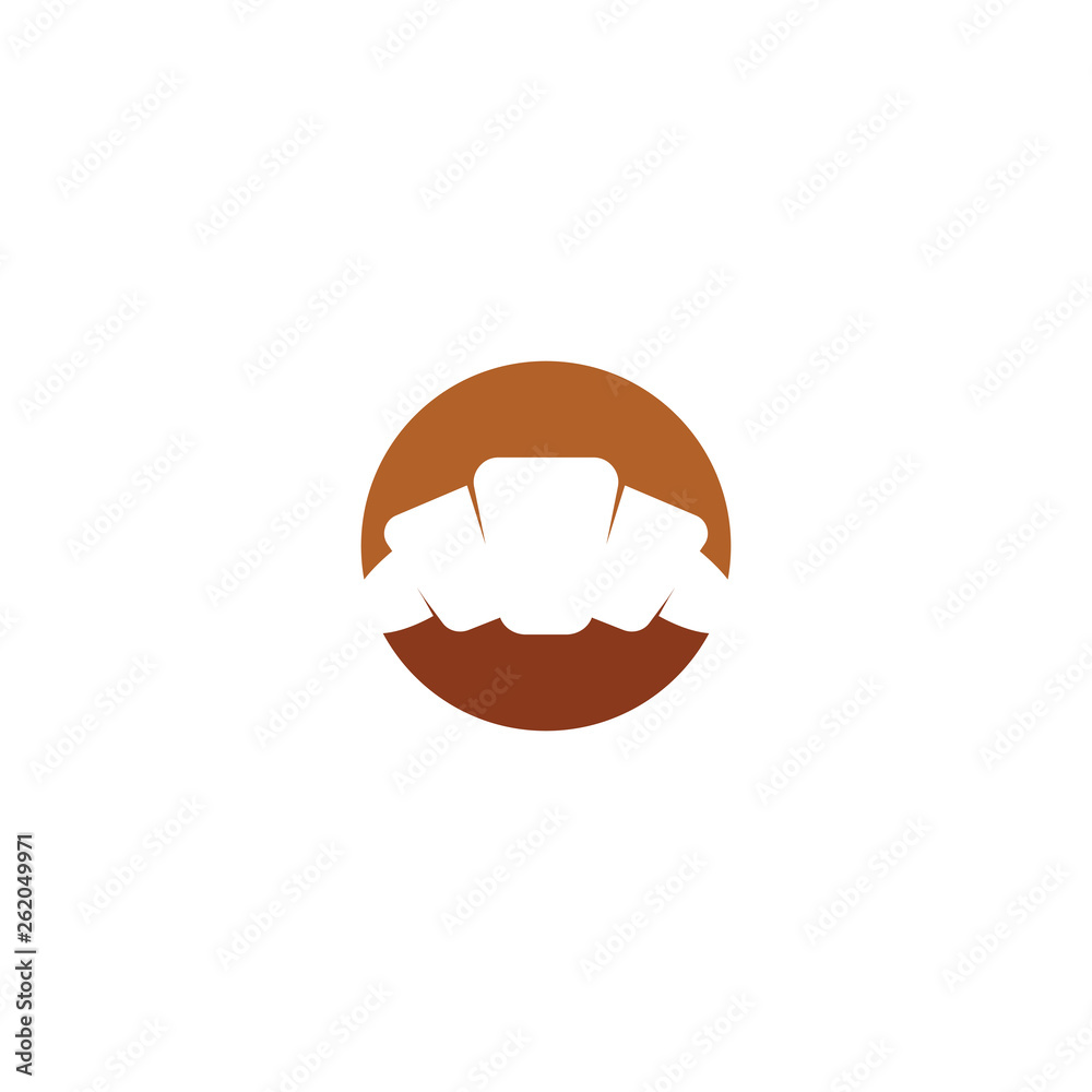 croissant vector logo design sign element croissant vector logo design sign element