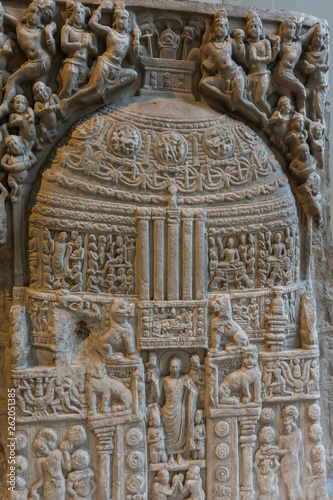 The Great Shrine, sculptures from the oldest and important Buddhist monuments in ancient India