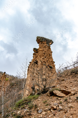 Autumn Landscape of Rock Formation Devil town in Radan Mountain, Serbia