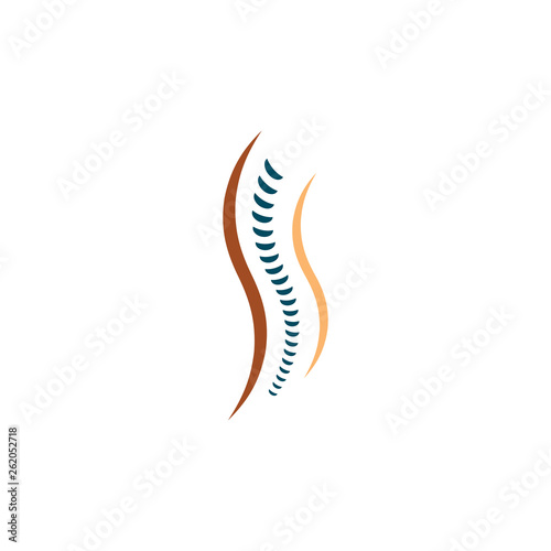 spine logo icon design element vector illustration design